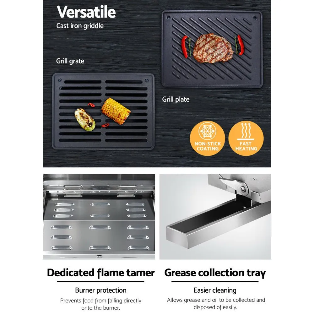 2 Burner Portable Gas BBQ Stove
