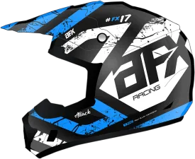 AFX FX-17 Helmet - Attack - Matte Blue/Black - 2XL - 0110-7165