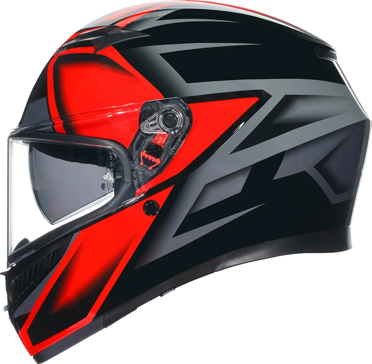 AGV K3 Helmet - Compound - Black/Red - Large 2118381004009L