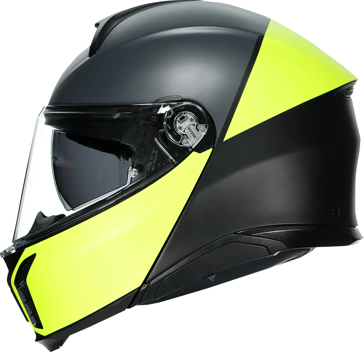 AGV Tourmodular Helmet - Balance - Black/Yellow Fluo/Gray - 2XL 211251F2OY00116