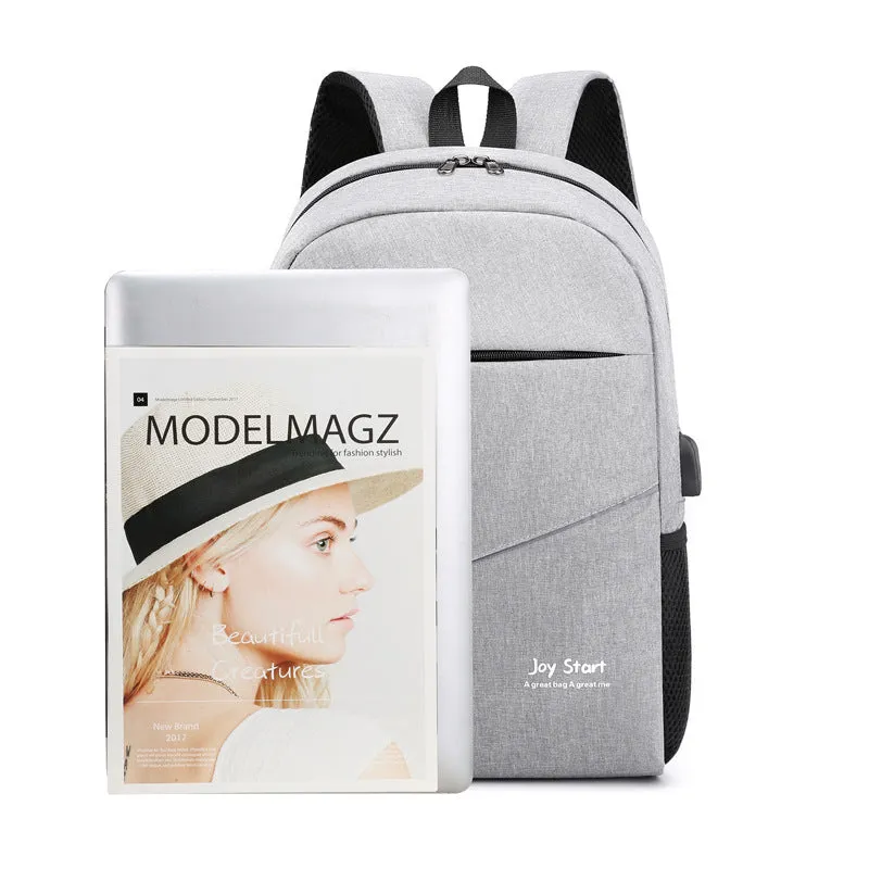 Backpack Computer Bag Business Casual Notes Three-Piece Storage Bag  Student Schoolbag
