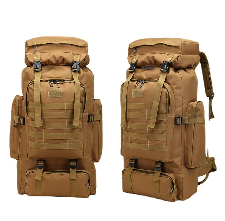 Backpack Large Capacity 80L  Camouflage Outdoor  Travel Mountaineering Bag