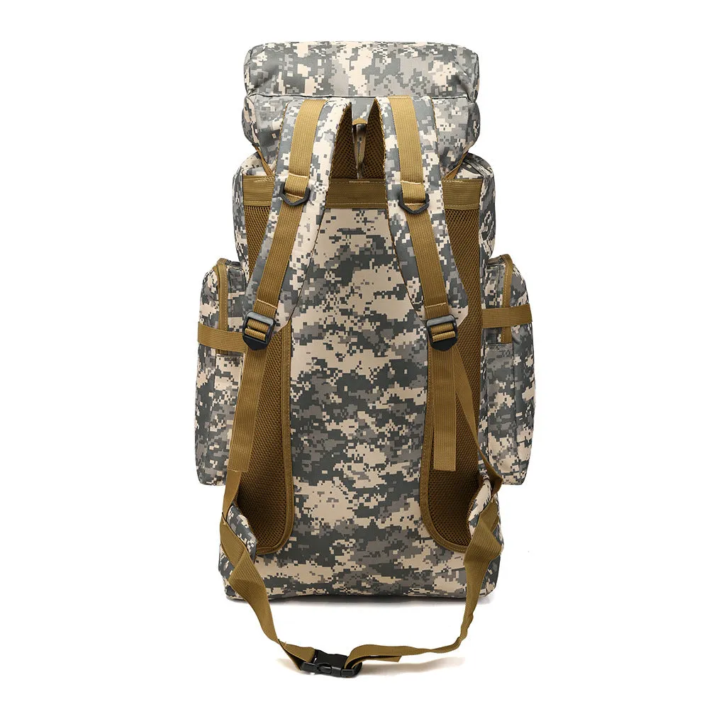 Backpack Large Capacity 80L  Camouflage Outdoor  Travel Mountaineering Bag