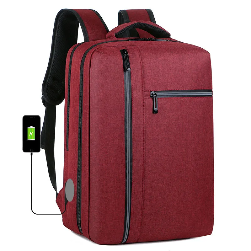 Backpack New Men's Large Capacity  Charging Business Computer Bag Leisure