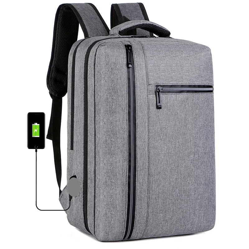 Backpack New Men's Large Capacity  Charging Business Computer Bag Leisure