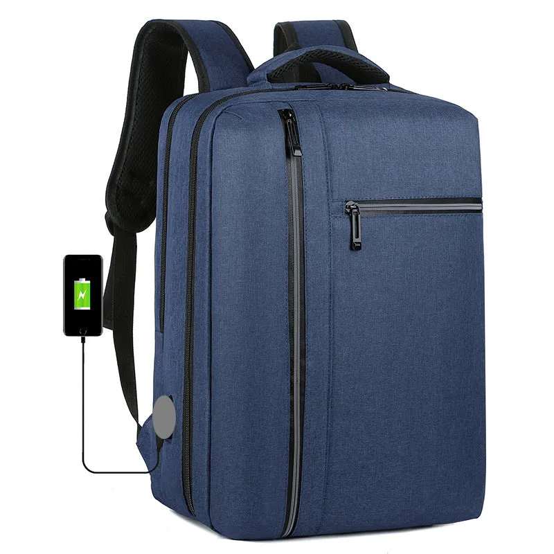 Backpack New Men's Large Capacity  Charging Business Computer Bag Leisure