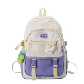 Backpack Schoolbag Female New Japanese and Korean Style Ins Style Niche  Fresh Junior High School Students Large-Capacity