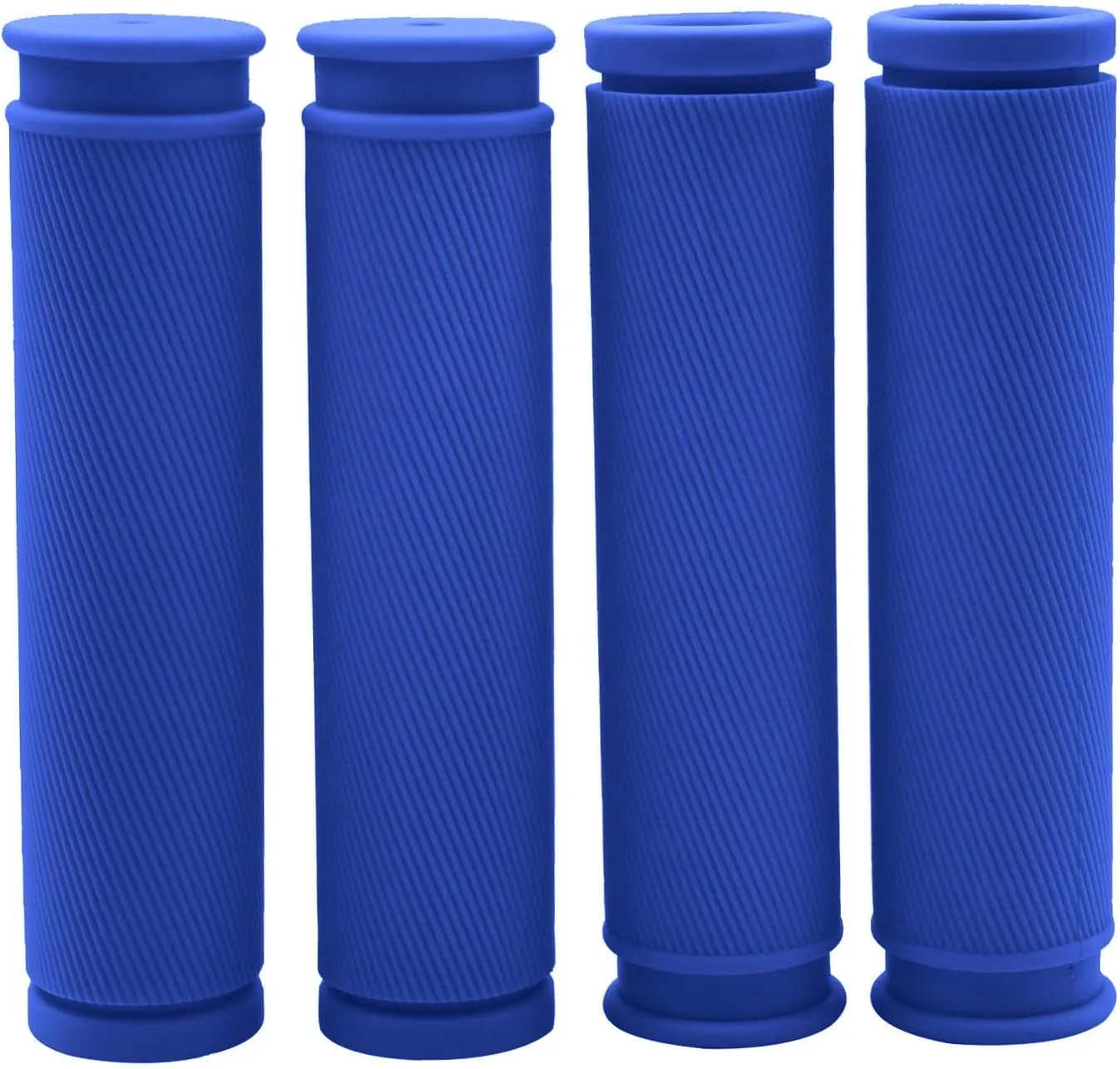 Bike Handlebar Grips 2 Pairs Comfortable Anti-Slip Rubber Mountain Bicycle Handle Grips for MTB BMX