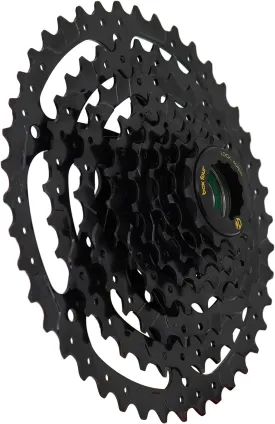 Box Four 8 Speed Cassette Black 11-42T, 12-42T Fits Standard HG Hubs 9/10/11 Speed Cassette Mountain Bike, Lightweight Bicycle MTB Cassettes, Compatible Bike Cassettes