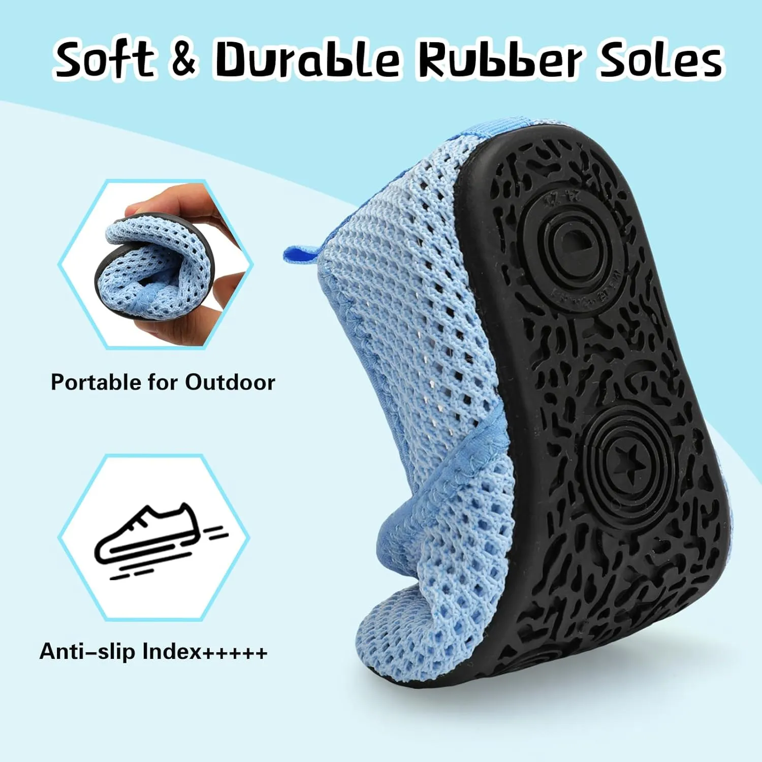 Centipede Demon Toddler Water Shoes for Girls Boys Kids Baby Beach Swim Aqua Socks Quick Dry Summer Sandals for Pool Outdoor Sports Barefoot Sock Shoe Rubber Soles Slippers