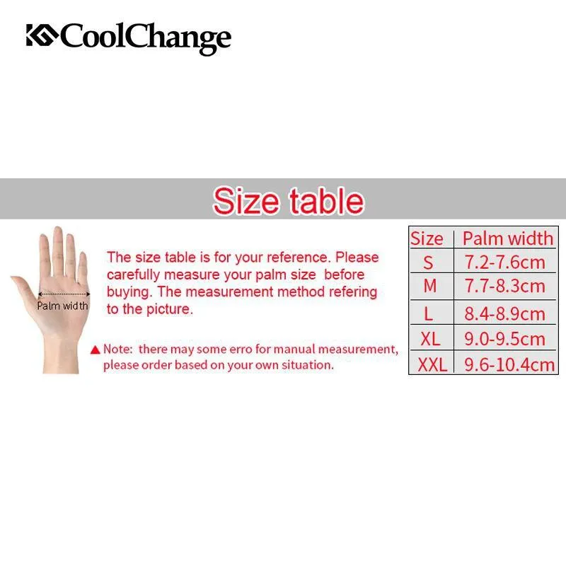 CoolChange Cycling Half Finger Gel Summer Gloves
