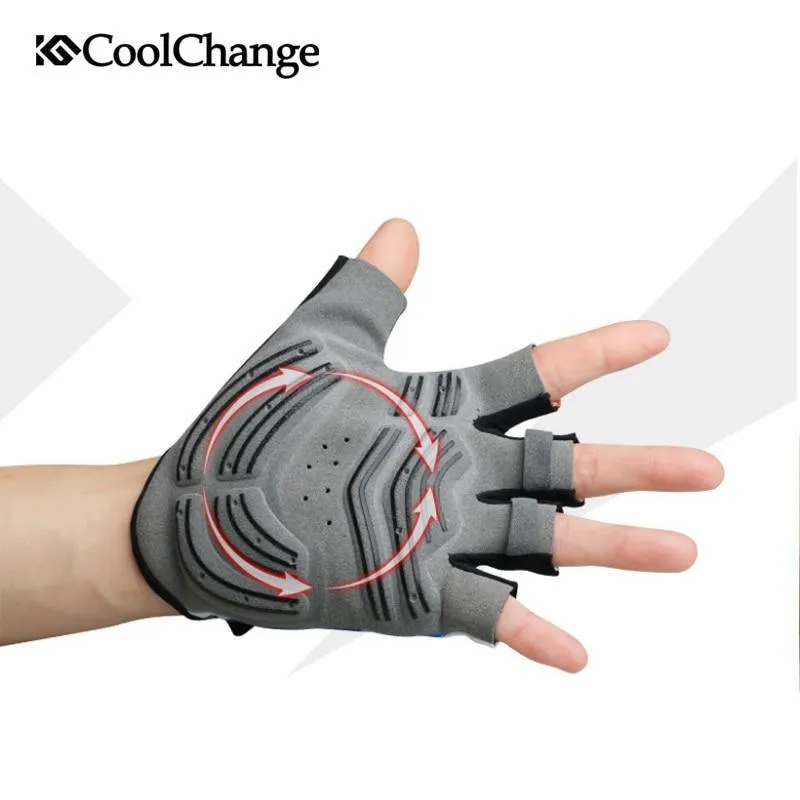 CoolChange Cycling Half Finger Gel Summer Gloves