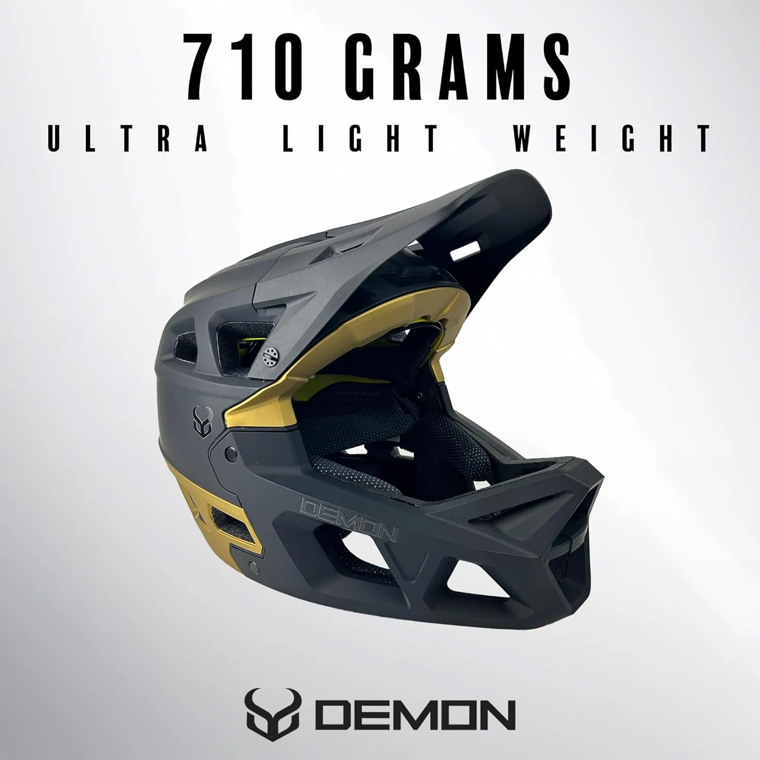 Demon United Podium X MIPS Full Face Mountain Bike Helmet- Removable Fit Pad Options- Advanced Venting System-Lightweight - Fullface DH BMX MTB Helmet
