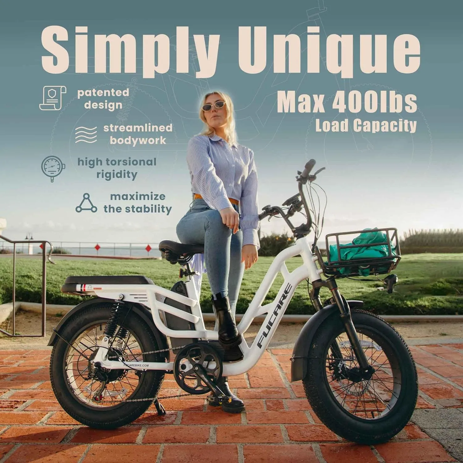 Fucare Libra 1200W Electric Bike for Adults 32MPH 48V 20Ah LG Battery EBike 80 Miles Range, Full Suspension 20"4.0" Fat Tire Adult Electric Bicycles, 400 lb Capacity, Hydraulic Brakes, UL Certified