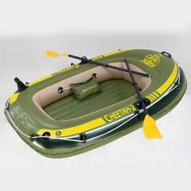 Inflatable Boat for Pool for Adults, Inflatable Boat with Oars 4/3/2 Person, Inflatable Rafts for Adults Heavy Duty, Inflatable Fishing Raft