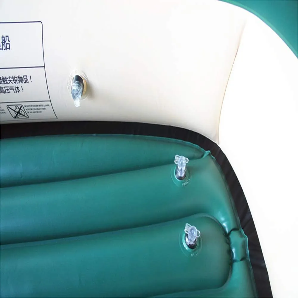 Inflatable Boat for Pool with Oars, Inflatable Boats for Adults with Motor Mount, Touring Kayak, Inflatable Rafts, Little Raft