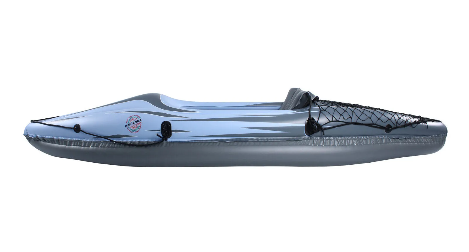 Inflatable Single Person Kayak, 100kgs Capacity with Cargo Net