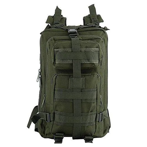 Military Tactical Assault Pack Backpack, OUTAD Rucksacks Trekking Bag for Ourdoor Hiking Camping Trekking Hunting（Green）
