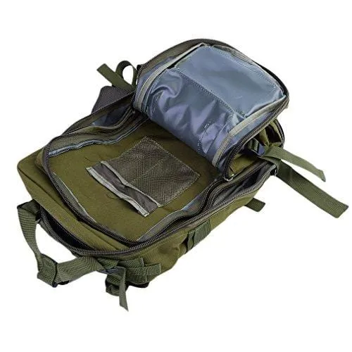 Military Tactical Assault Pack Backpack, OUTAD Rucksacks Trekking Bag for Ourdoor Hiking Camping Trekking Hunting（Green）