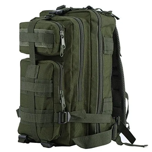 Military Tactical Assault Pack Backpack, OUTAD Rucksacks Trekking Bag for Ourdoor Hiking Camping Trekking Hunting（Green）
