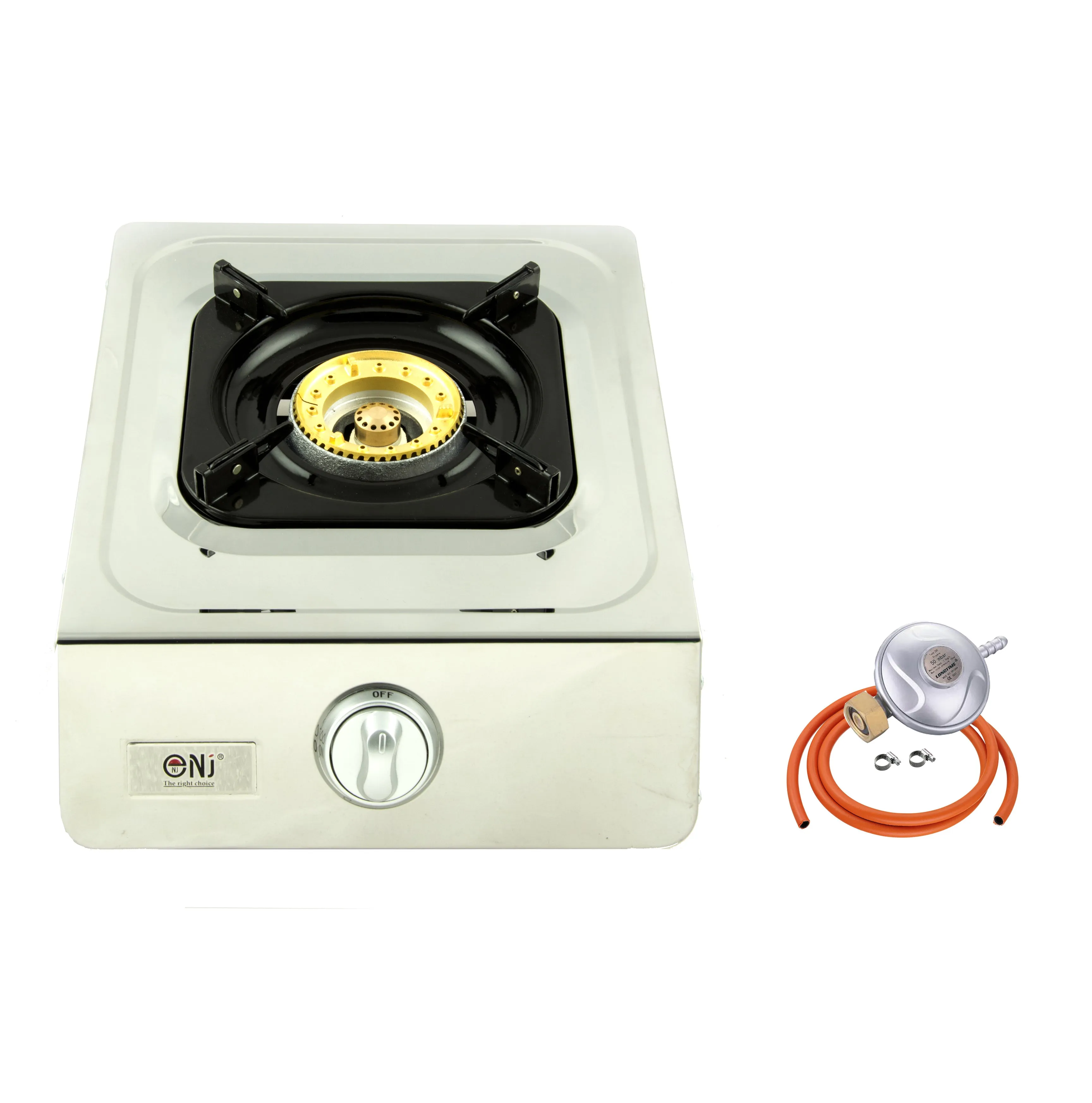NJ NGB-100 Portable Camping Gas Stove 1 burner Stainless Steel Cooker