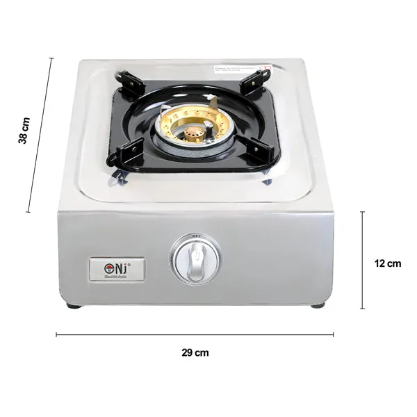 NJ NGB-100 Portable Camping Gas Stove 1 burner Stainless Steel Cooker