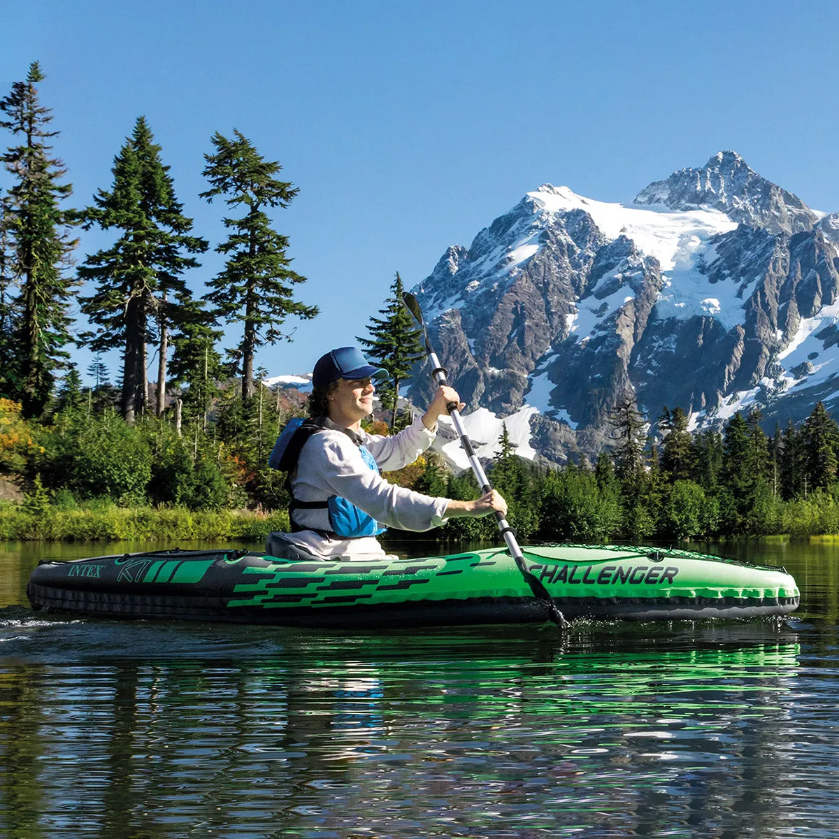 NNEDPE Intex Challenger K1 Inflatable Kayak 68305NP