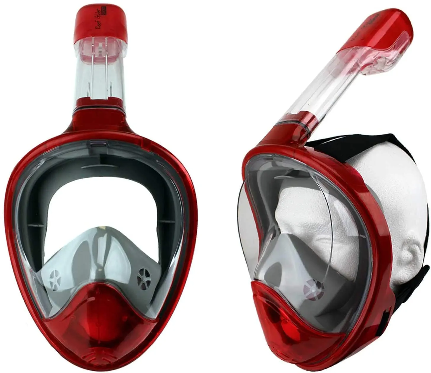 Reef Glider Full Face Snorkel Mask Set with Detachable Action Cam Mount