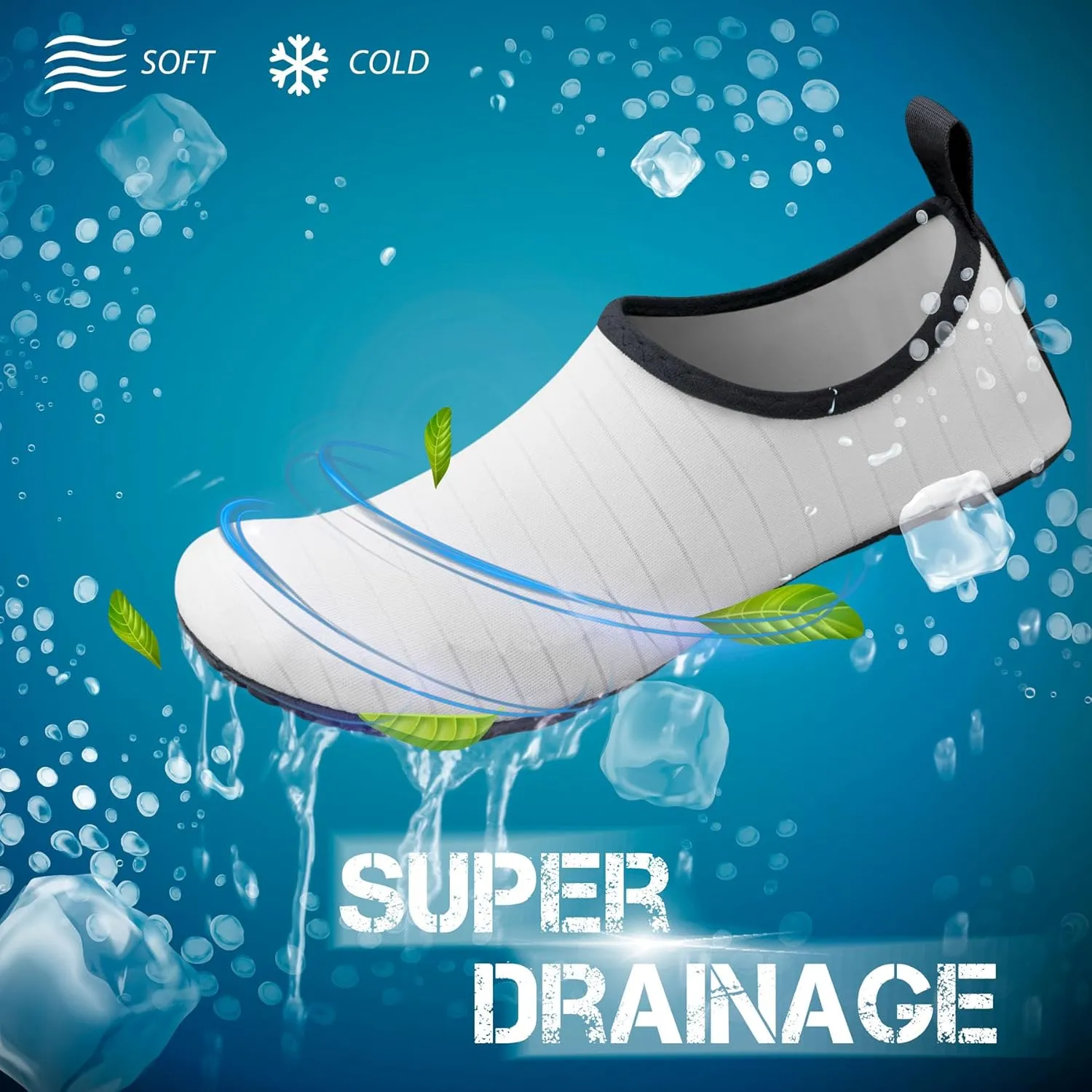 SIMARI Water Shoes for Women Men Swim Aqua Socks Beach Pool Essentials Barefoot Surf River Boat Kayak Sea Yoga Sand Exercise Sport Accessories Breathable Quick-Dry Adult Youth Kid Size SWS001