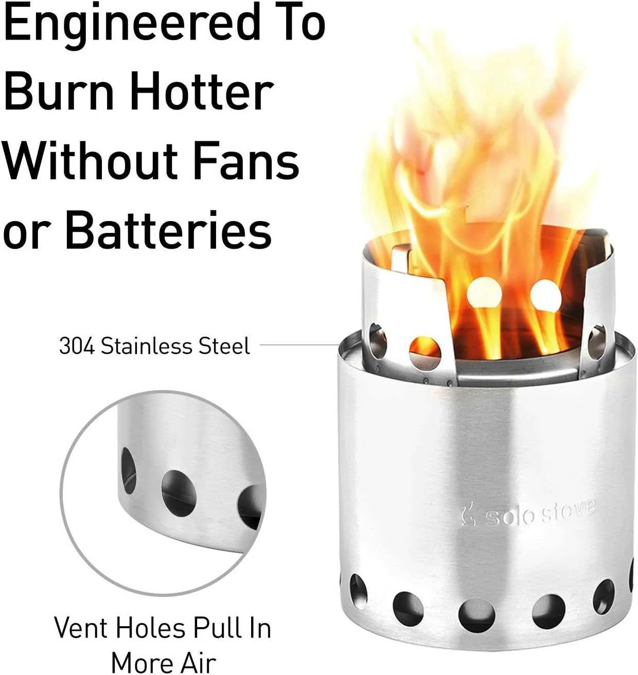 Solo Stove Lite - Portable Camping Hiking and Survival Stove