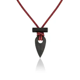 Spark Necklace Fire Starter Necklace for Outdoors | Zirconia & Ferrocerium Pendant | Proudly Handcrafted in USA (Zirconia Black, Waypoint)