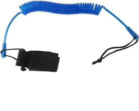 Stand UP Paddle Board 10FT SUP Leash 5mm Coiled Spring Leg Rope Leash - Blue
