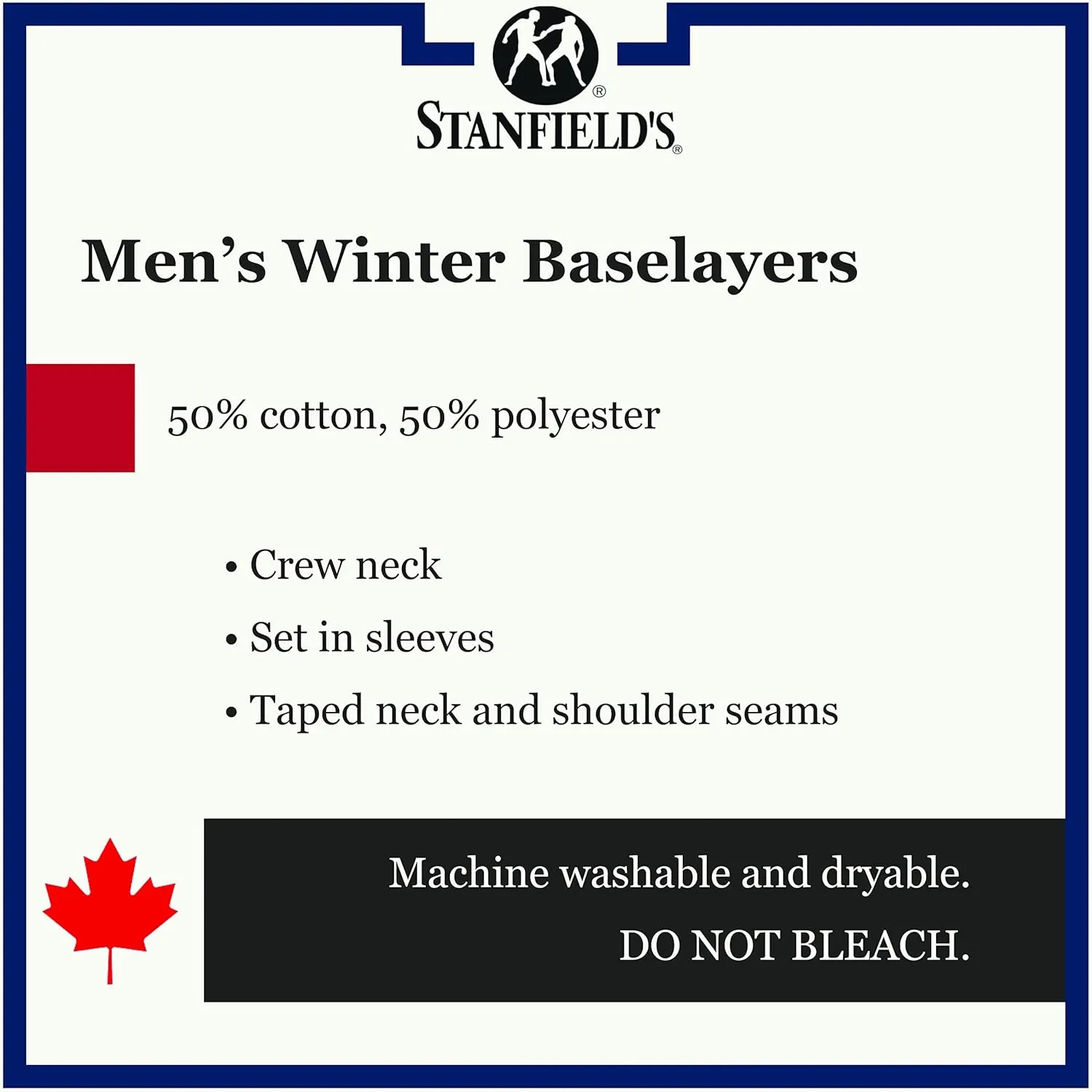 Stanfield's Men's Waffle Knit Baselayer Long Sleeve Shirt