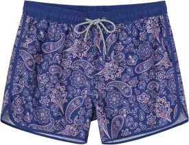 SURF CUZ Mens Swim Trunks 5" Swim Shorts Vintage Bathing Suits with Mesh Lining 80s 90s Retro Swimwear Board Shorts