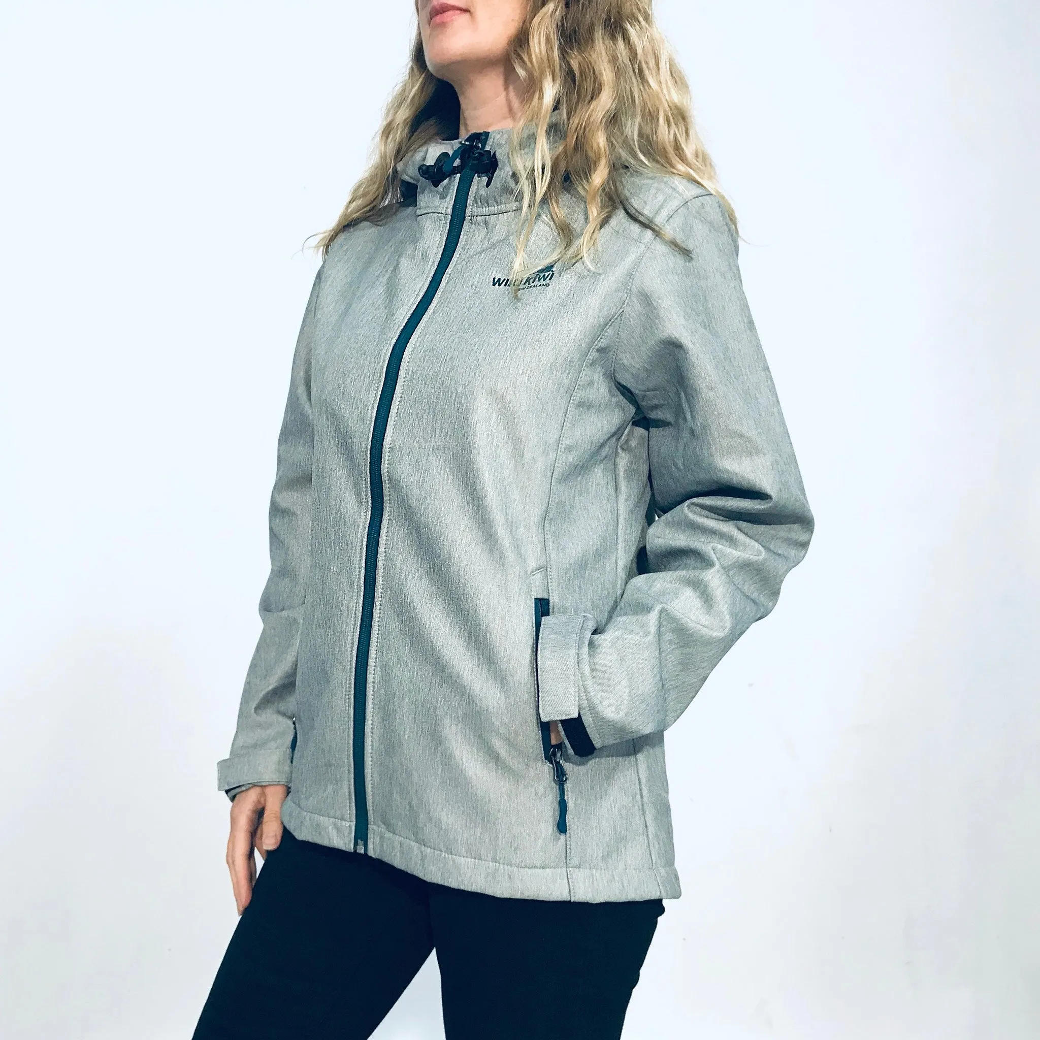 Womens Grey Tech Shell Jacket 234TJ